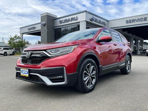 Radiant Red Metallic 2021 Honda CR-V Hybrid EX