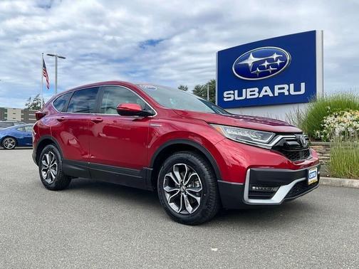 Radiant Red Metallic 2021 Honda CR-V Hybrid EX