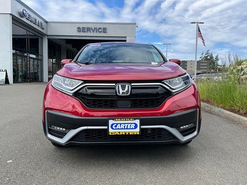 Radiant Red Metallic 2021 Honda CR-V Hybrid EX