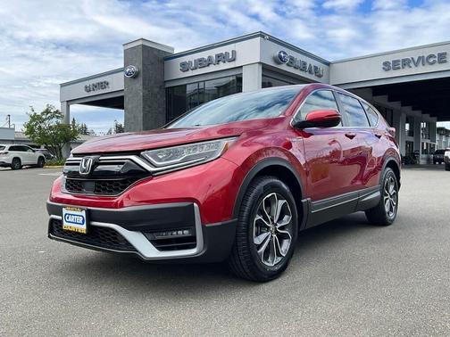 Radiant Red Metallic 2021 Honda CR-V Hybrid EX