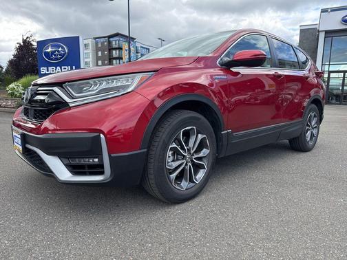 Radiant Red Metallic 2021 Honda CR-V Hybrid EX
