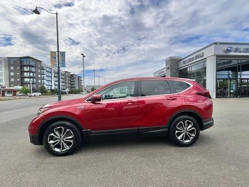 Radiant Red Metallic 2021 Honda CR-V Hybrid EX