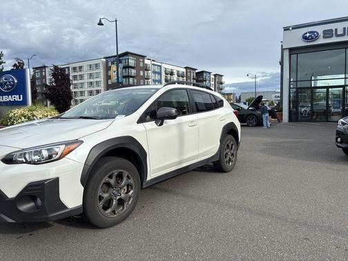 Crystal White Pearl 2023 Subaru Crosstrek Sport