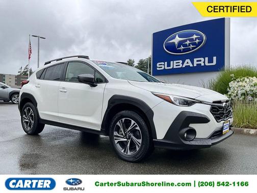 Crystal White Pearl 2024 Subaru Crosstrek Premium