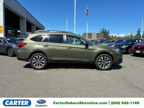 Wilderness Green Metallic 2015 Subaru Outback 2.5i Limited