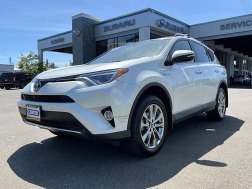 Blizzard Pearl 2016 Toyota RAV4 Hybrid Limited