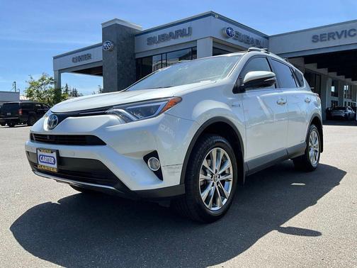 Blizzard Pearl 2016 Toyota RAV4 Hybrid Limited