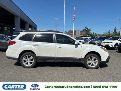 Satin White Pearl 2014 Subaru Outback 2.5i Premium