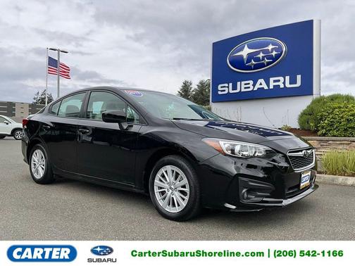 Crystal Black Silica 2017 Subaru Impreza 2.0i Premium