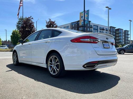 Oxford White 2017 Ford Fusion SE