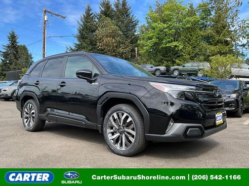 Crystal Black Silica 2026 Subaru Forester Hybrid Touring