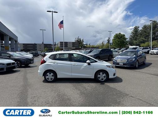 White Orchid Pearl 2018 Honda Fit LX
