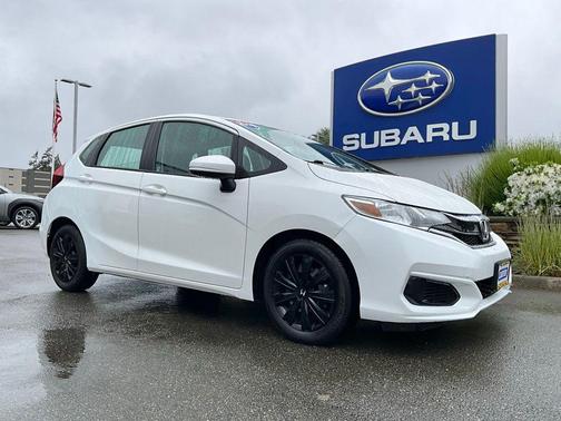 White Orchid Pearl 2018 Honda Fit LX