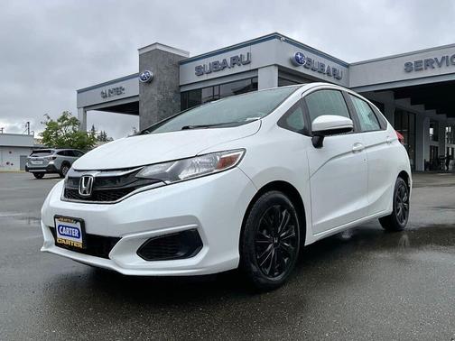 White Orchid Pearl 2018 Honda Fit LX