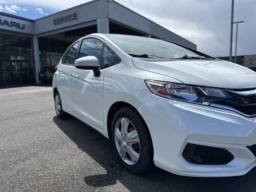 White Orchid Pearl 2018 Honda Fit LX