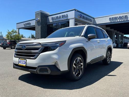 Crystal White Pearl 2026 Subaru Forester Hybrid Limited