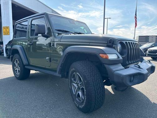 Sarge Green Clearcoat 2021 Jeep Wrangler Sport S