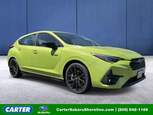 Citron Yellow Pearl Paint 2026 Subaru Impreza RS
