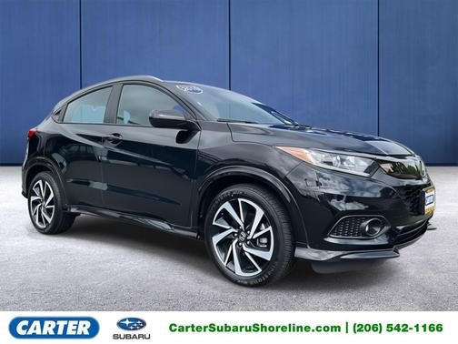 Crystal Black Pearl 2019 Honda HR-V Sport