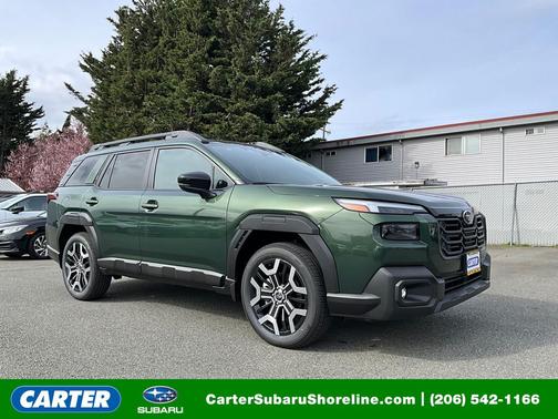 Deep Emerald Green Pearl Paint 2026 Subaru Outback Touring XT