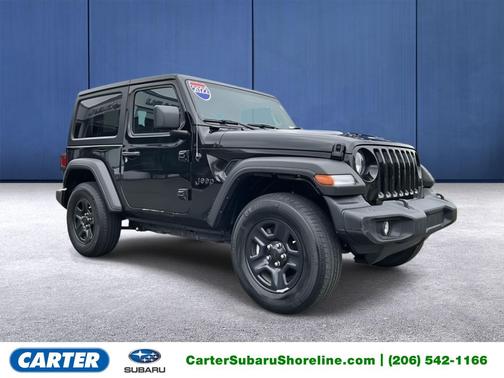 Black Clearcoat 2022 Jeep Wrangler Sport