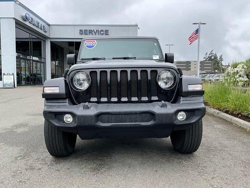 Black Clearcoat 2022 Jeep Wrangler Sport