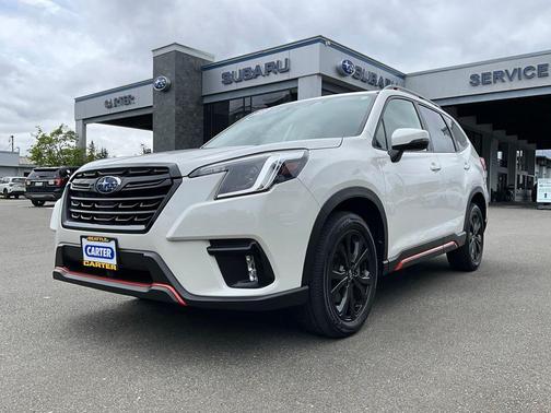 Crystal White Pearl 2022 Subaru Forester Sport