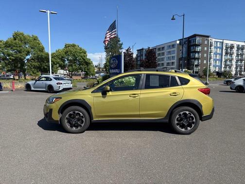 Plasma Yellow Pearl 2021 Subaru Crosstrek Premium