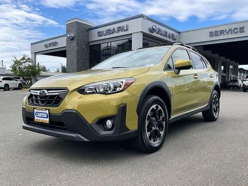 Plasma Yellow Pearl 2021 Subaru Crosstrek Premium