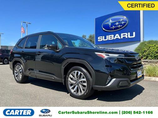 Crystal Black Silica 2025 Subaru Forester Touring