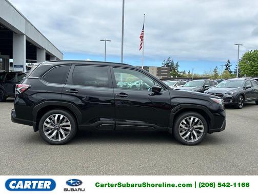 Crystal Black Silica 2025 Subaru Forester Touring