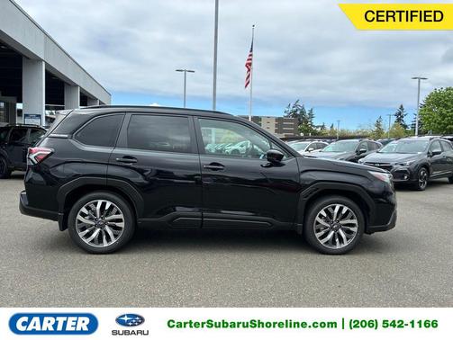 Crystal Black Silica 2025 Subaru Forester Touring