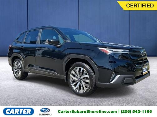 Crystal Black Silica 2025 Subaru Forester Touring