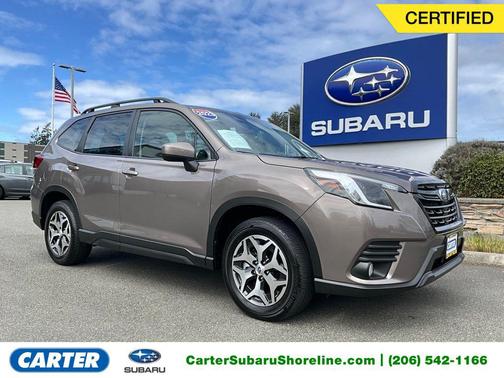Brilliant Bronze Metallic 2023 Subaru Forester Premium