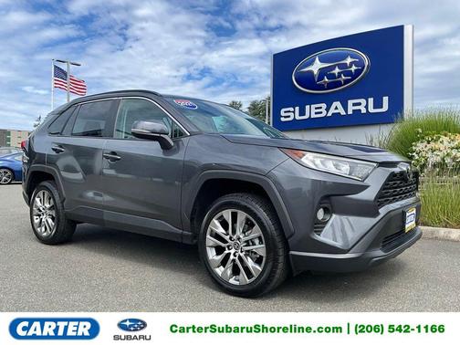 Magnetic Gray Metallic/Ice Edge Roof 2021 Toyota RAV4 XLE Premium