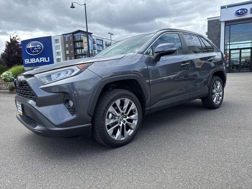 Magnetic Gray Metallic/Ice Edge Roof 2021 Toyota RAV4 XLE Premium