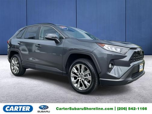 Magnetic Gray Metallic/Ice Edge Roof 2021 Toyota RAV4 XLE Premium