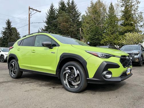 Citron Yellow Pearl Paint 2026 Subaru Crosstrek Hybrid Base