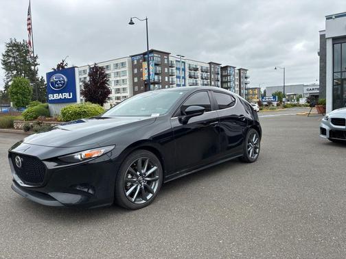 Jet Black Mica 2019 Mazda Mazda3 FWD w/Preferred Package
