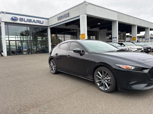 Jet Black Mica 2019 Mazda Mazda3 FWD w/Preferred Package