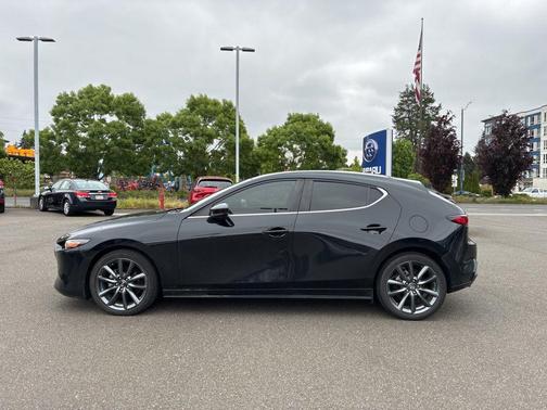Jet Black Mica 2019 Mazda Mazda3 FWD w/Preferred Package