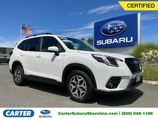 Crystal White Pearl 2023 Subaru Forester Premium