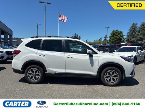 Crystal White Pearl 2023 Subaru Forester Premium