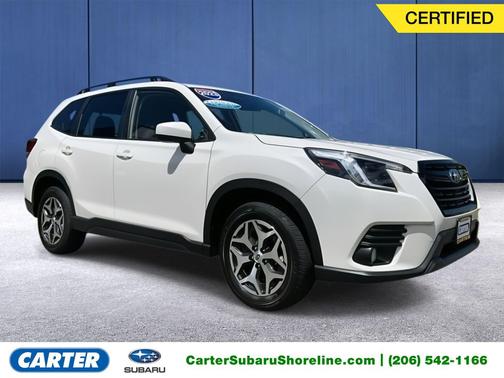 Crystal White Pearl 2023 Subaru Forester Premium