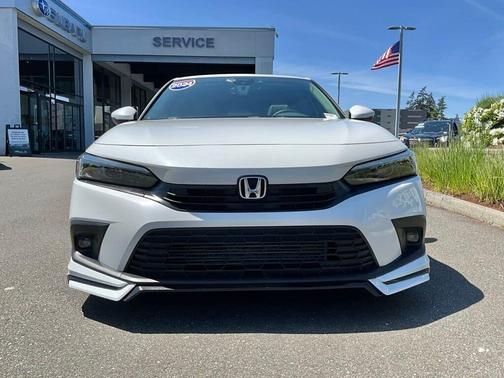 Platinum White Pearl 2024 Honda Civic Touring