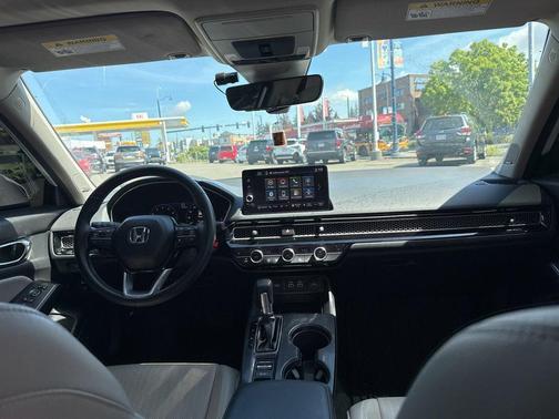 Platinum White Pearl 2024 Honda Civic Touring