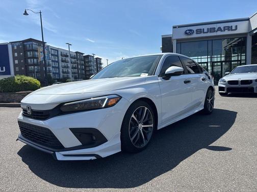 Platinum White Pearl 2024 Honda Civic Touring