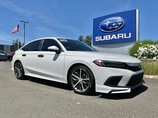 Platinum White Pearl 2024 Honda Civic Touring