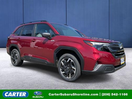 Crimson Red Pearl 2026 Subaru Forester Hybrid Premium
