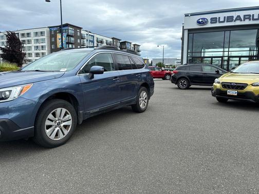 Blue 2017 Subaru Outback 2.5i Premium